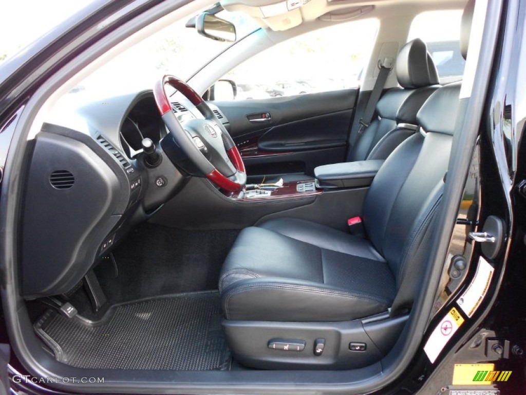 Black Interior 2009 Lexus GS 350 Photo #52034151