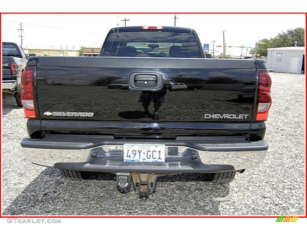 2005 Silverado 3500 LS Crew Cab 4x4 - Black / Dark Charcoal photo #5