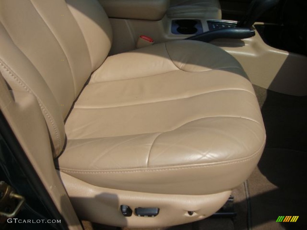 2000 Grand Cherokee Laredo 4x4 - Shale Green Metallic / Camel photo #17