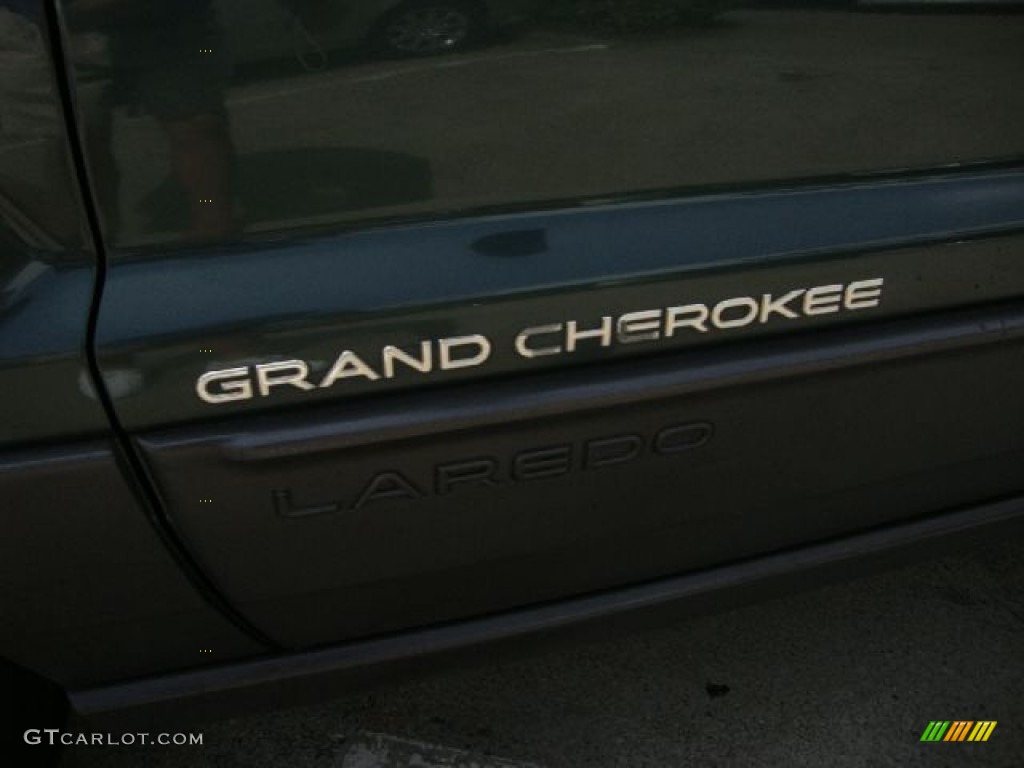 2000 Grand Cherokee Laredo 4x4 - Shale Green Metallic / Camel photo #34