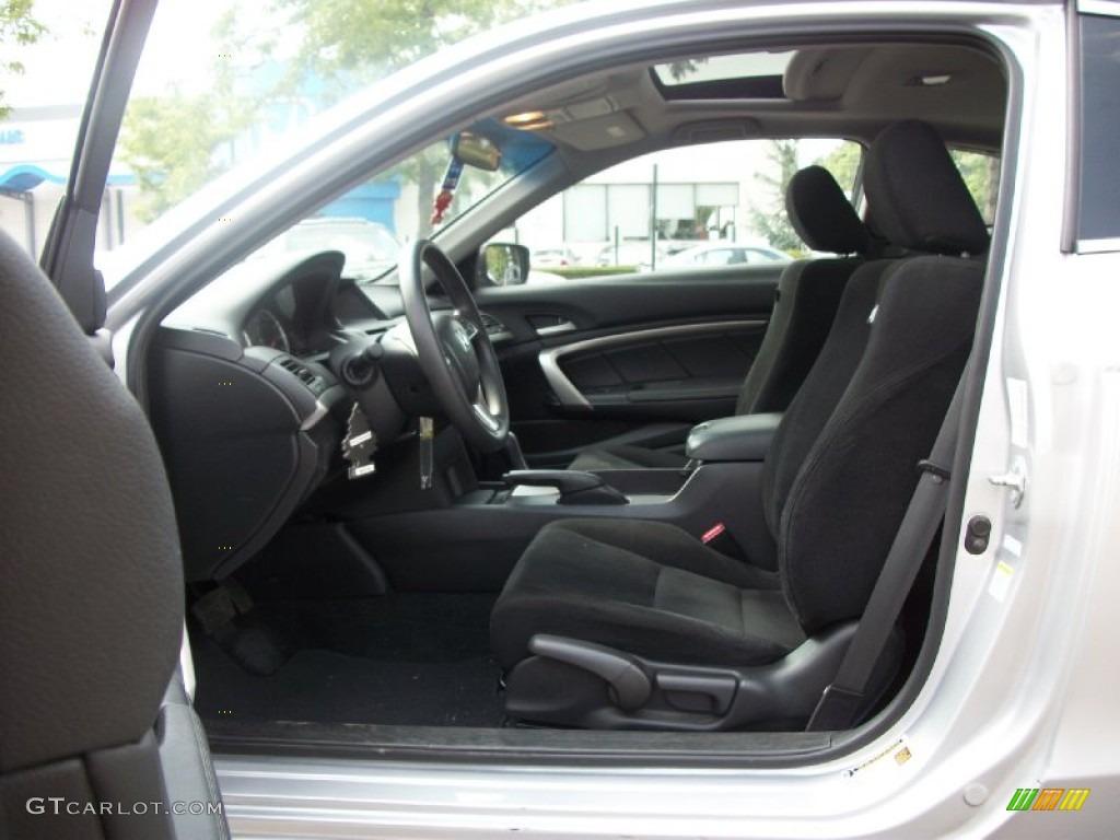 Black Interior 2010 Honda Accord EX Coupe Photo #52035942