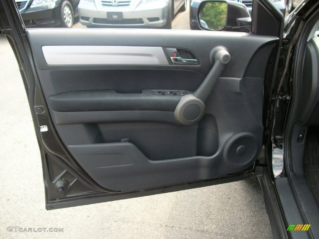 2010 Honda CR-V EX AWD Black Door Panel Photo #52036428