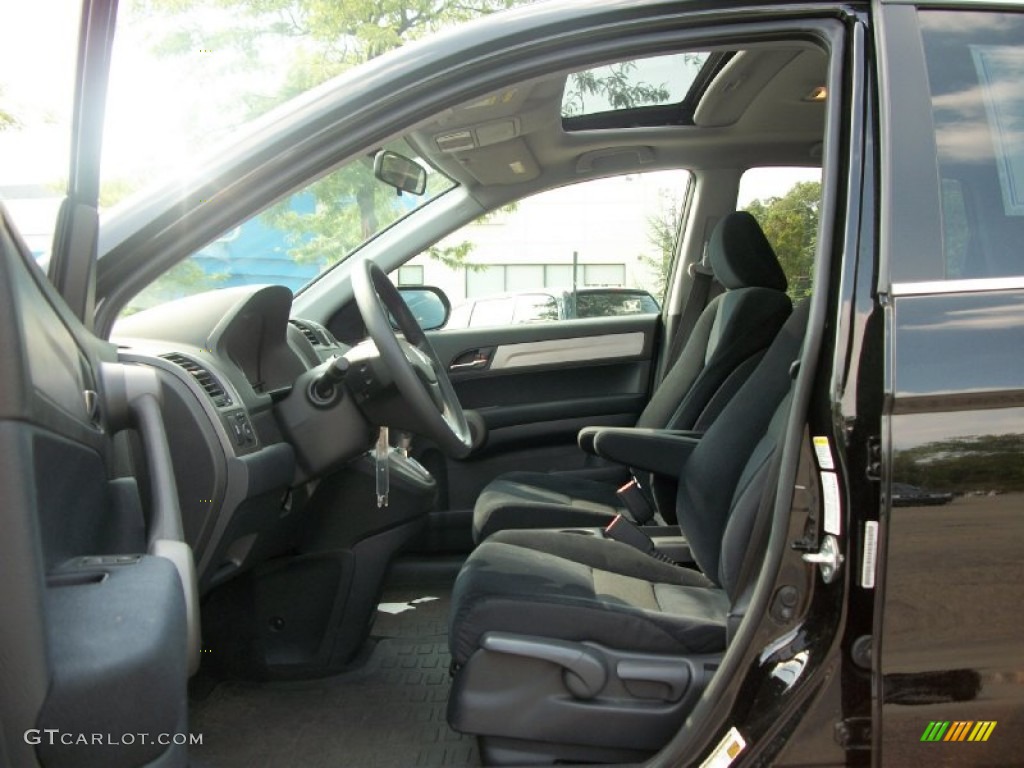 Black Interior 2010 Honda CR-V EX AWD Photo #52036461