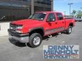 Victory Red 2005 Chevrolet Silverado 2500HD LS Crew Cab 4x4