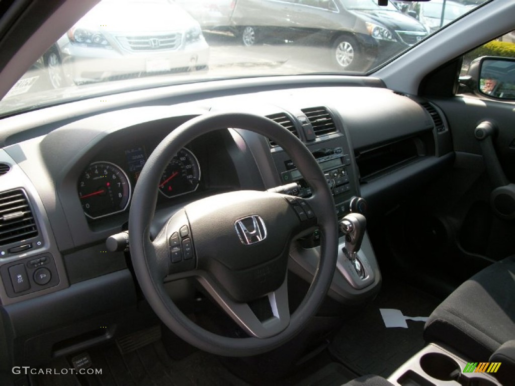 2010 Honda CR-V EX AWD Black Dashboard Photo #52036518