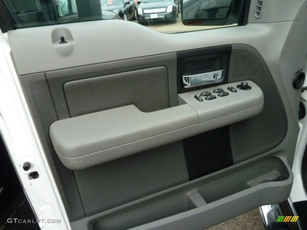 2004 F150 XLT SuperCrew 4x4 - Oxford White / Tan photo #14