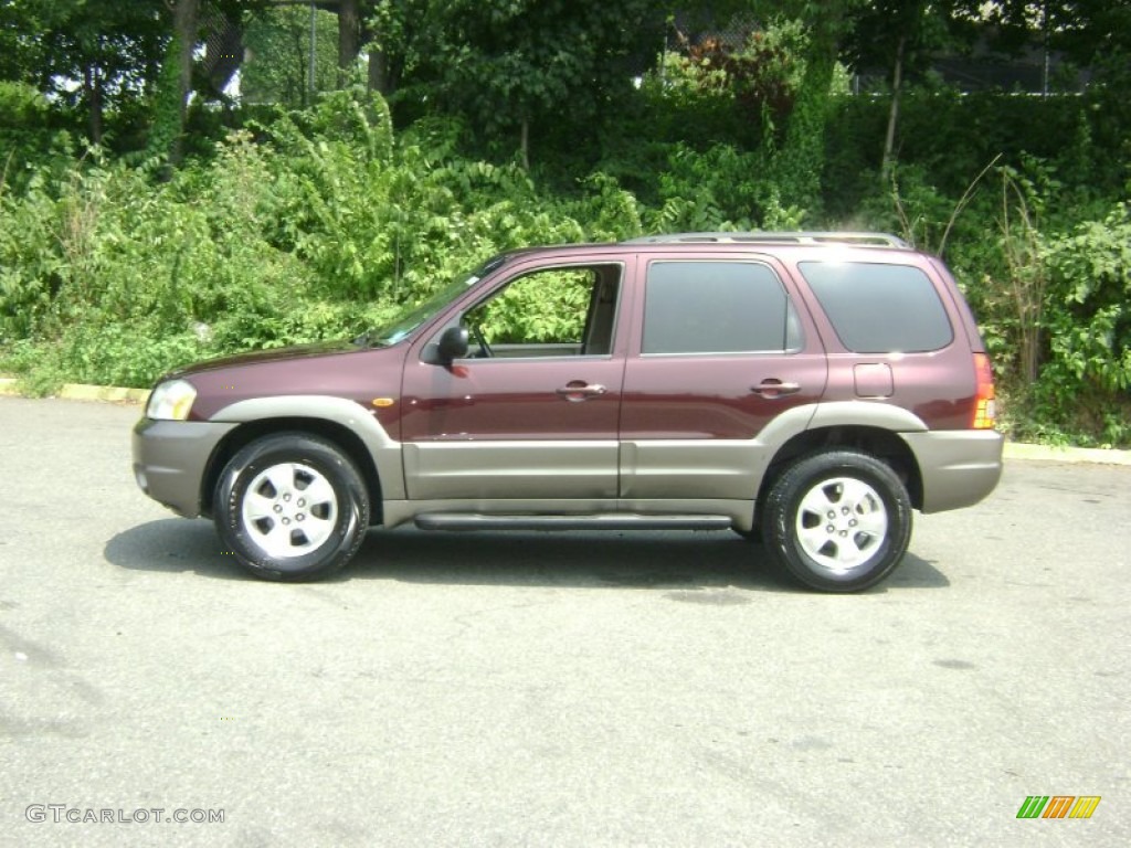 2002 Tribute ES V6 4WD - Chestnut Metallic / Beige photo #2