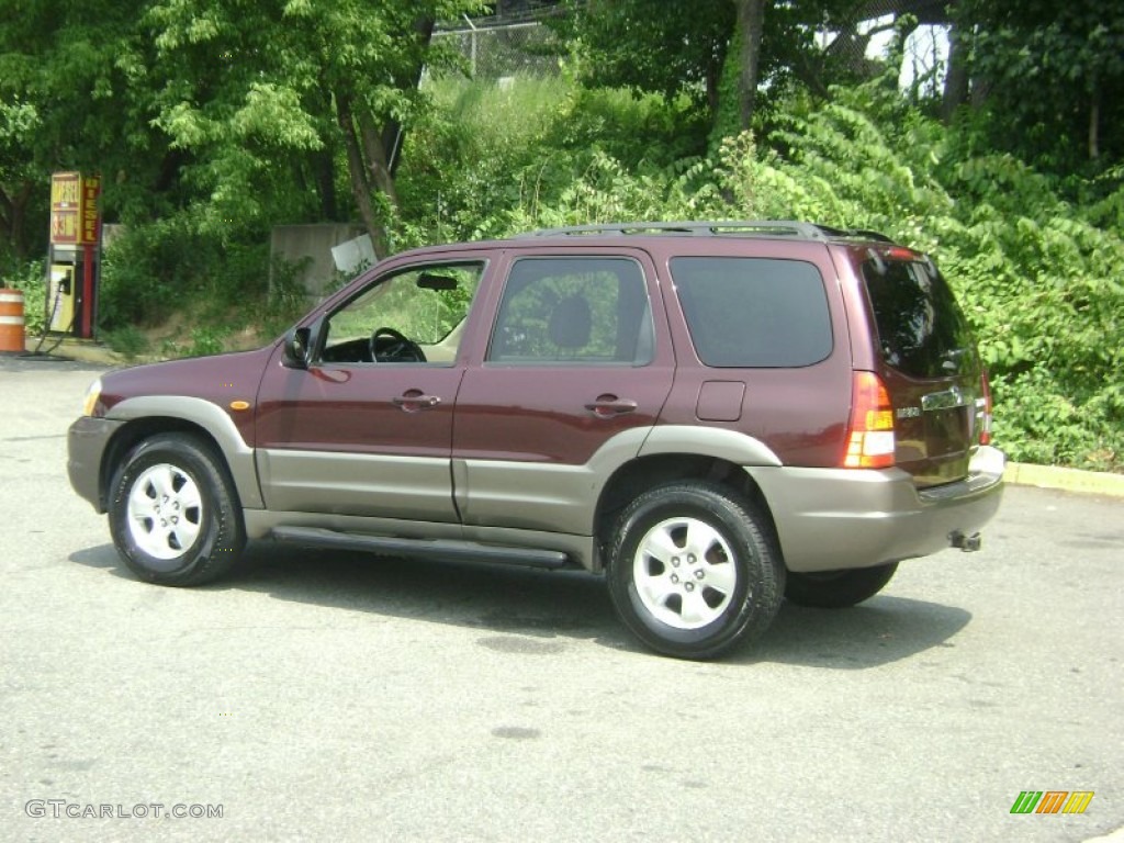 2002 Tribute ES V6 4WD - Chestnut Metallic / Beige photo #3