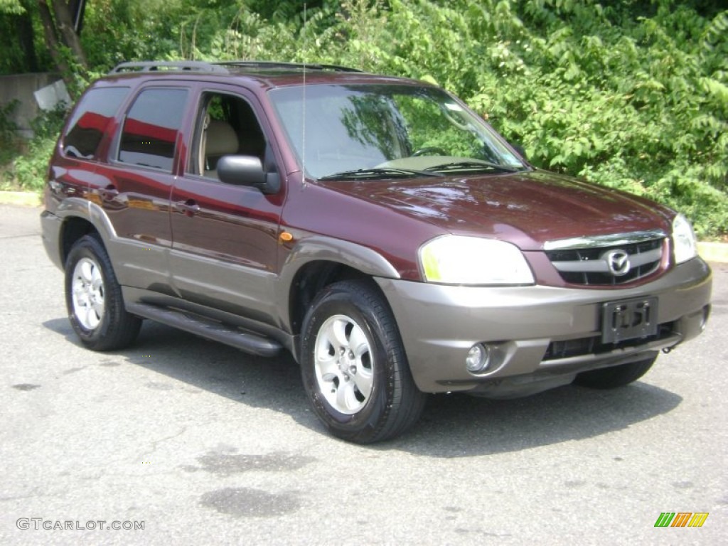 2002 Tribute ES V6 4WD - Chestnut Metallic / Beige photo #4