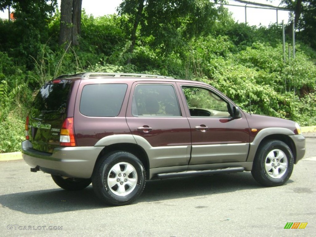 2002 Tribute ES V6 4WD - Chestnut Metallic / Beige photo #6