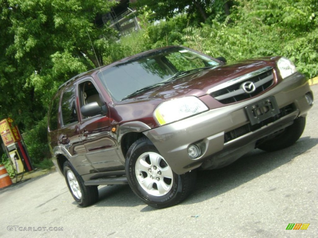 2002 Tribute ES V6 4WD - Chestnut Metallic / Beige photo #24