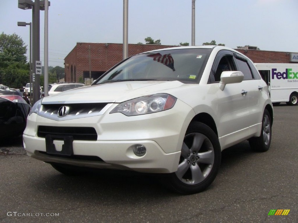 2008 RDX  - White Diamond Pearl / Taupe photo #1