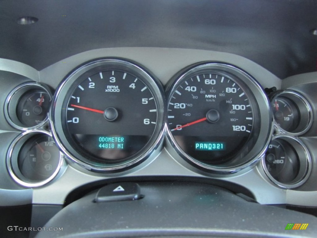 2007 GMC Sierra 1500 SLE Crew Cab 4x4 Gauges Photo #52038222