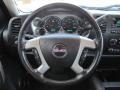 Ebony Black 2007 GMC Sierra 1500 SLE Crew Cab 4x4 Steering Wheel