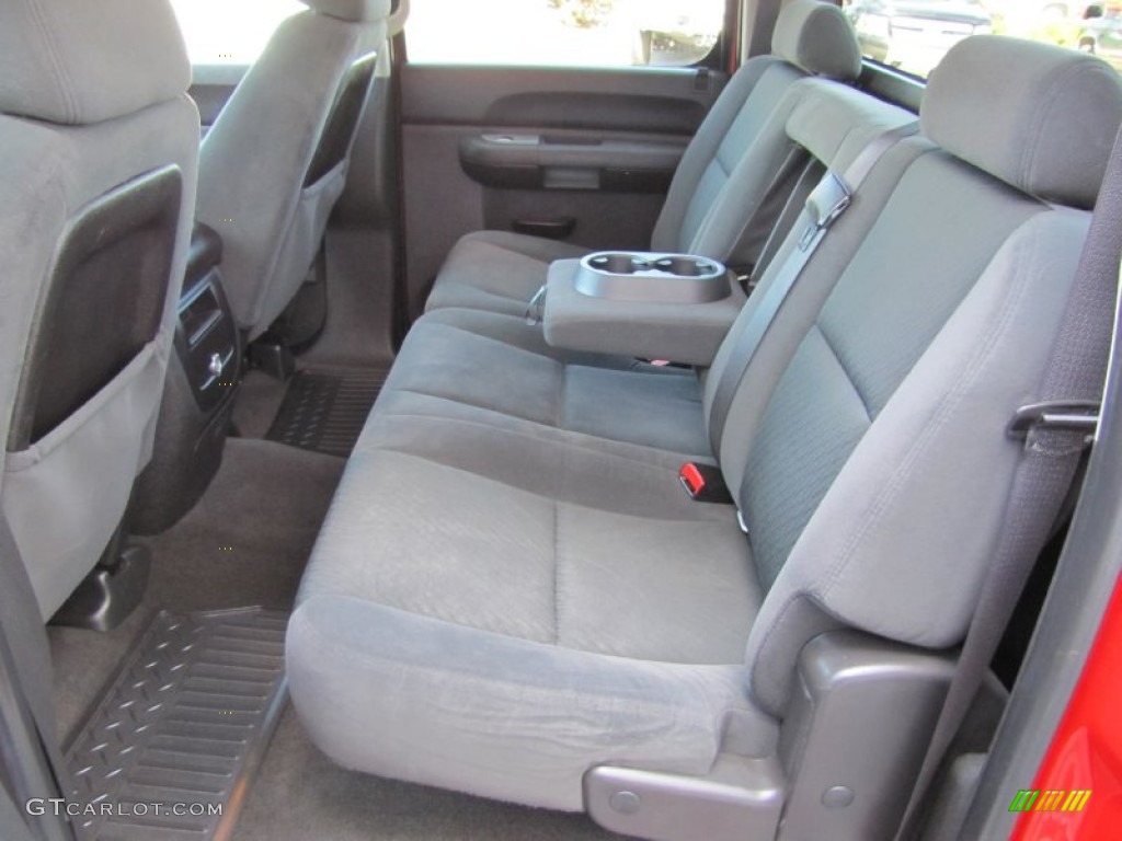 Ebony Black Interior 2007 GMC Sierra 1500 SLE Crew Cab 4x4 Photo #52038312