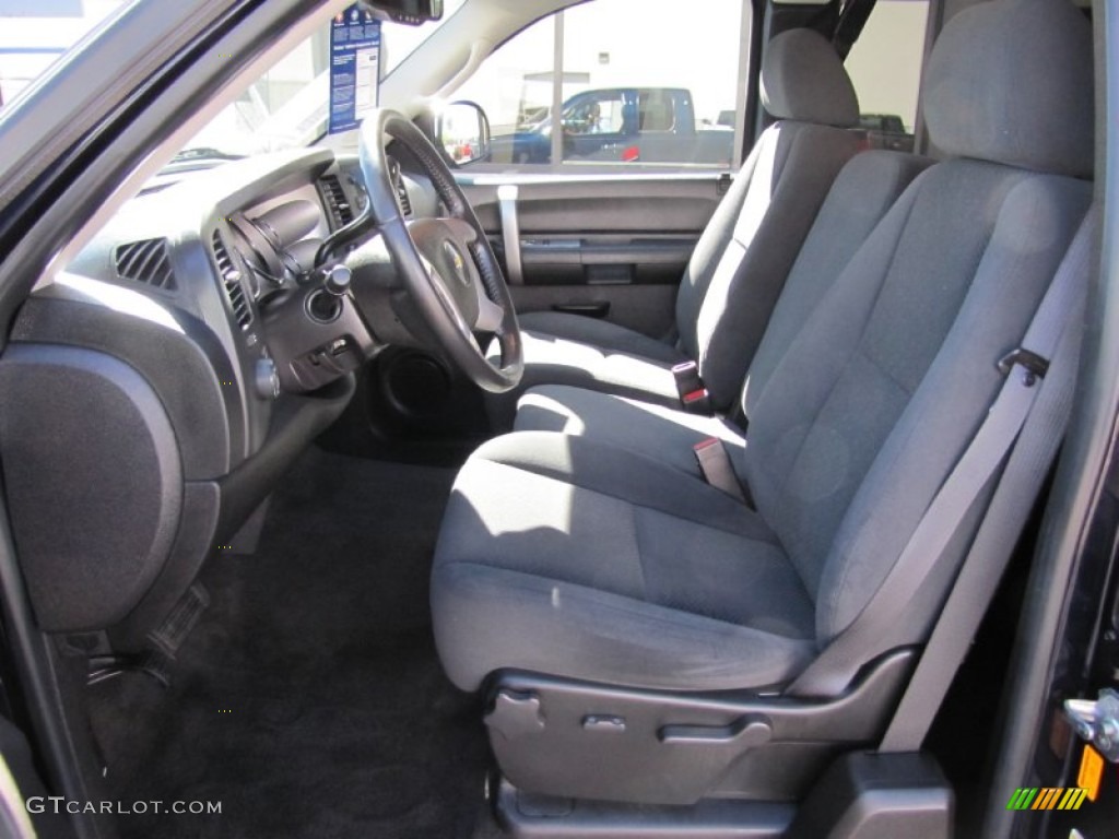 Ebony Interior 2008 Chevrolet Silverado 1500 LT Extended Cab 4x4 Photo #52038390