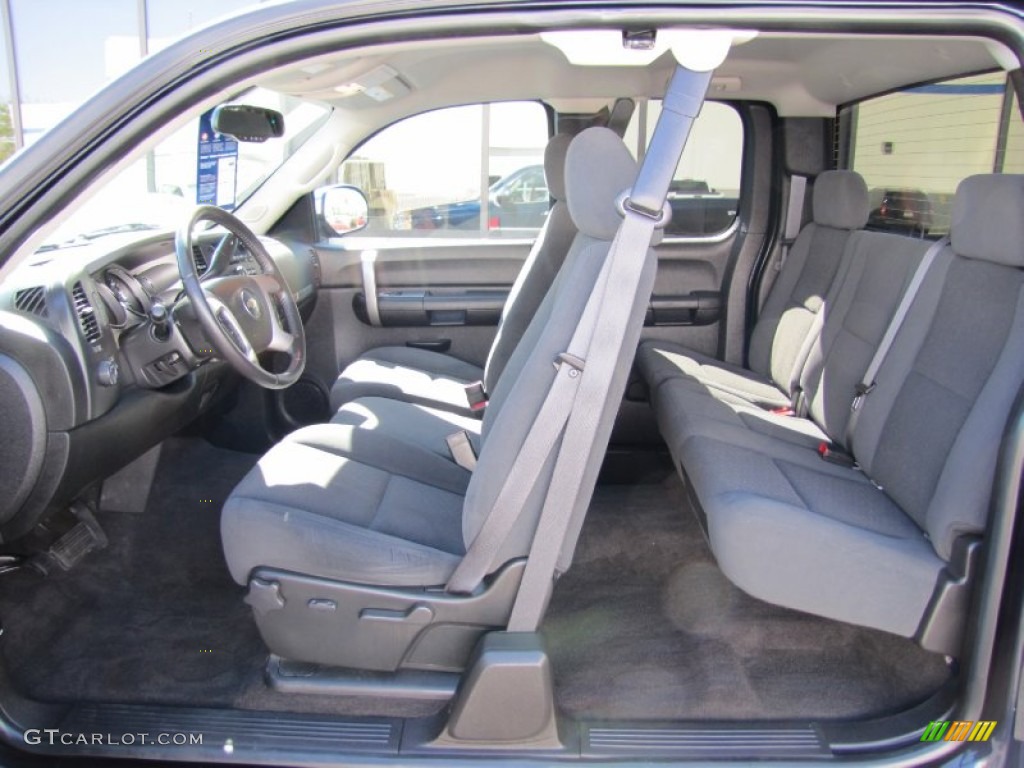 Ebony Interior 2008 Chevrolet Silverado 1500 LT Extended Cab 4x4 Photo #52038483