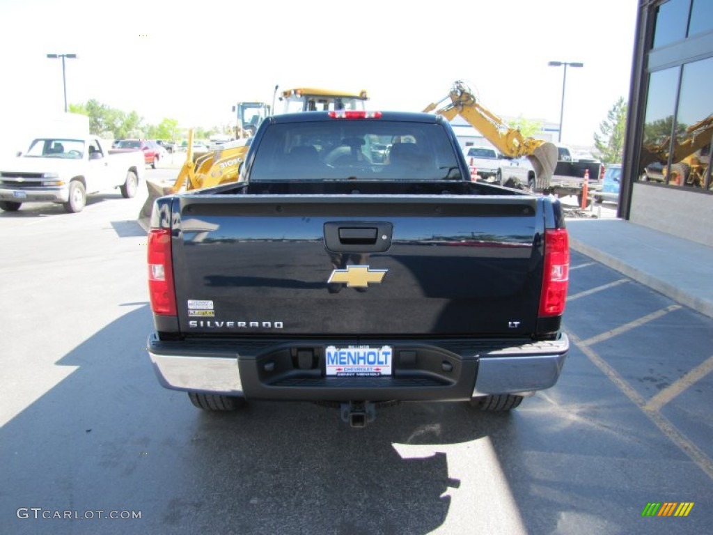 2008 Silverado 1500 LT Extended Cab 4x4 - Dark Blue Metallic / Ebony photo #25