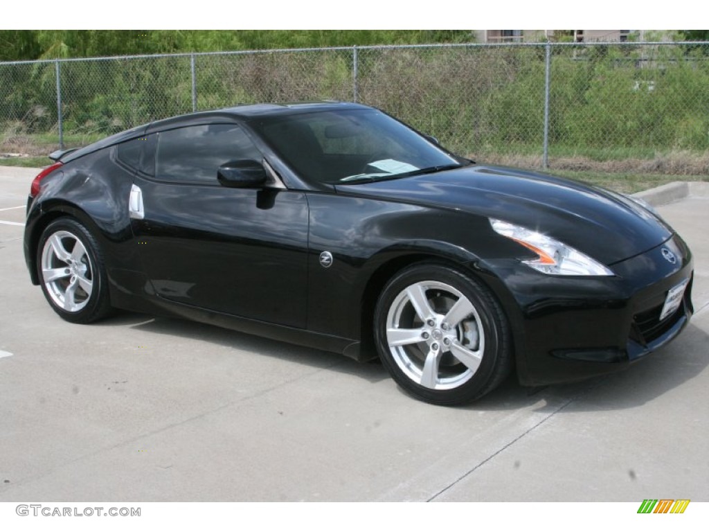 2010 370Z Touring Coupe - Magnetic Black / Black Leather photo #3