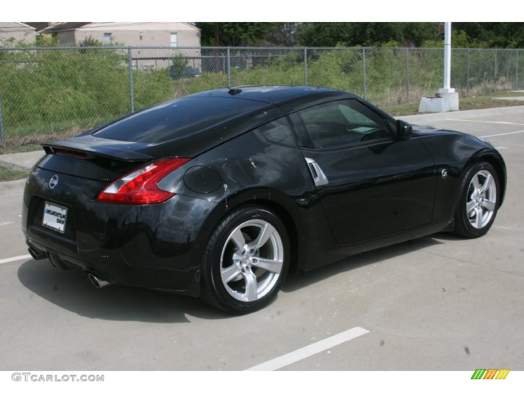 2010 370Z Touring Coupe - Magnetic Black / Black Leather photo #8