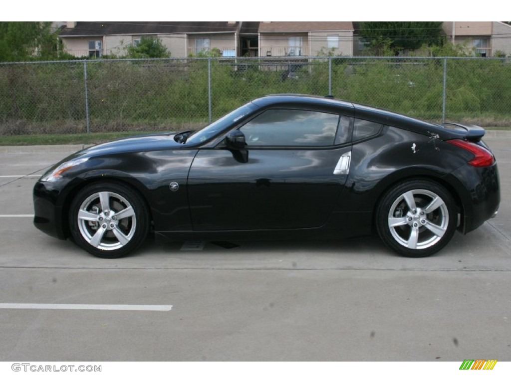 2010 370Z Touring Coupe - Magnetic Black / Black Leather photo #10