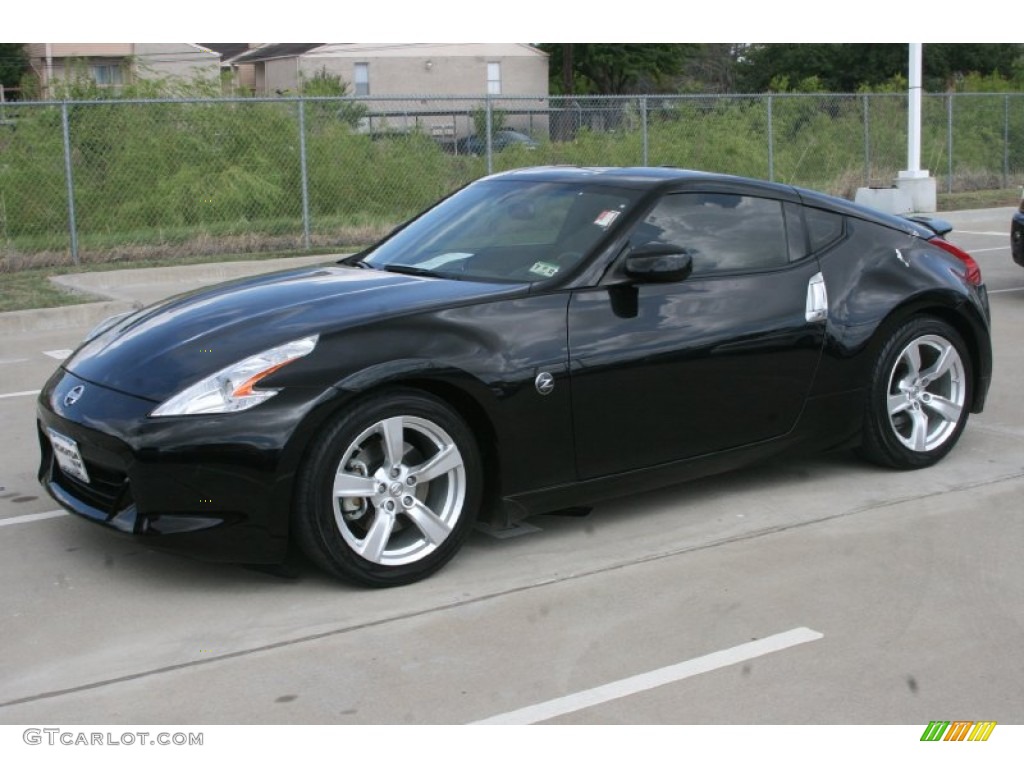 2010 370Z Touring Coupe - Magnetic Black / Black Leather photo #11