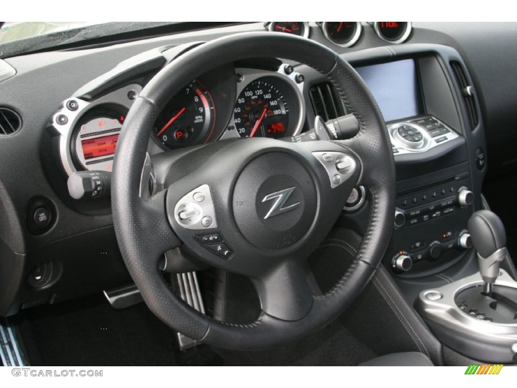 2010 370Z Touring Coupe - Magnetic Black / Black Leather photo #17