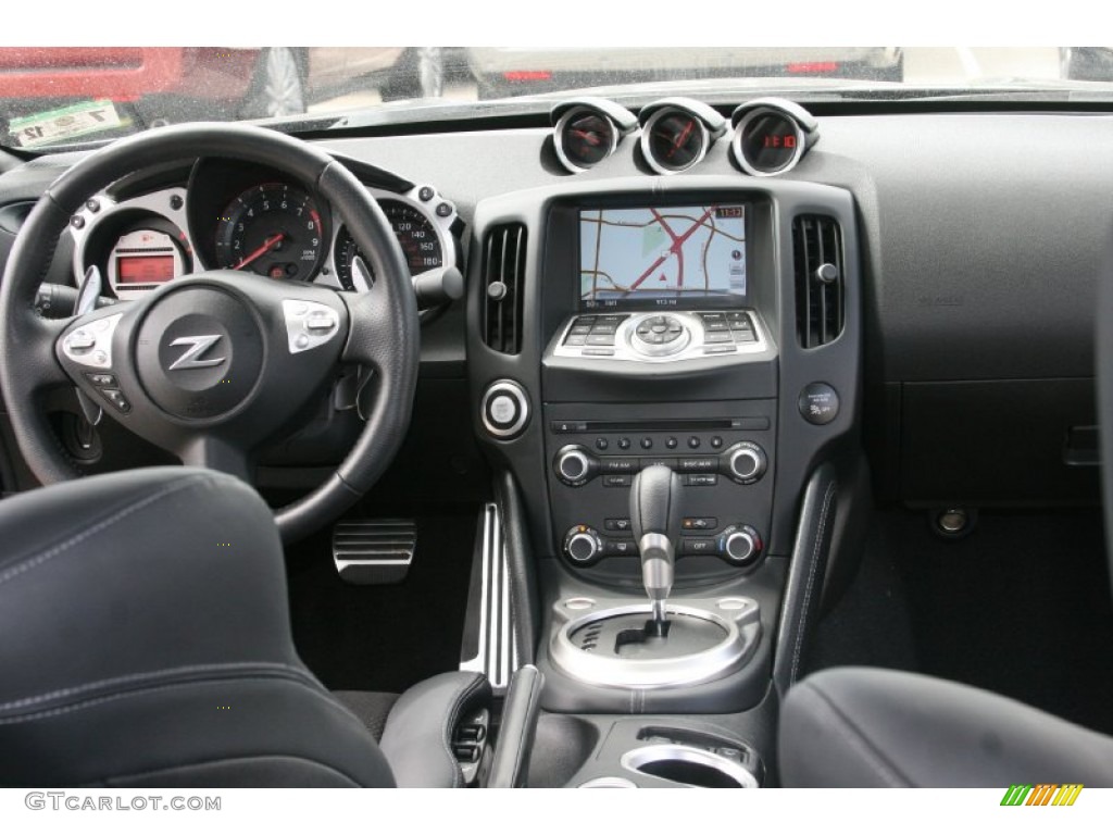 2010 370Z Touring Coupe - Magnetic Black / Black Leather photo #32