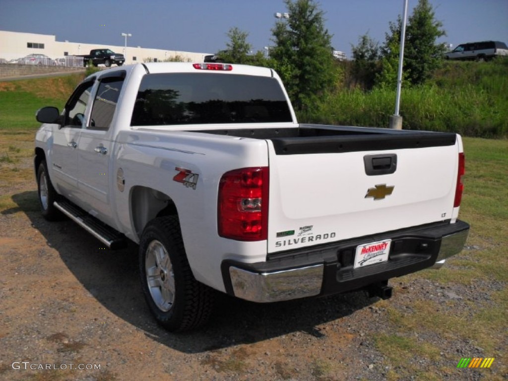 2011 Silverado 1500 LT Crew Cab 4x4 - Summit White / Light Titanium/Ebony photo #2