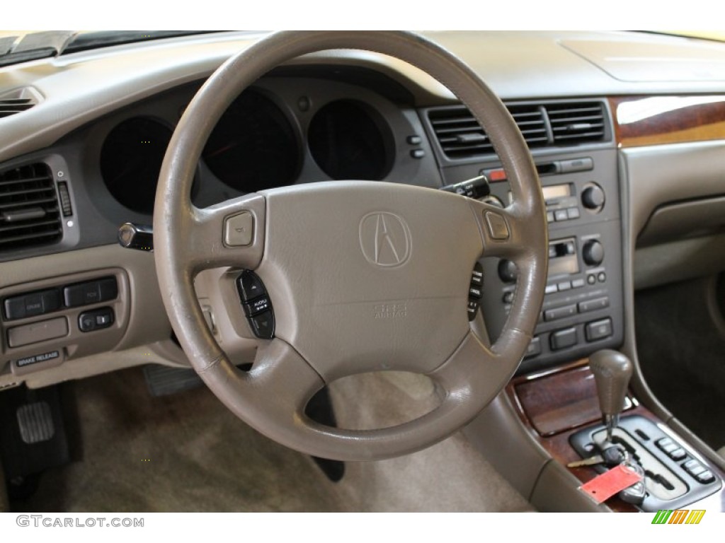 1997 Acura RL 3.5 Sedan Ivory Steering Wheel Photo #52042535