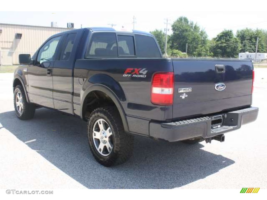 2004 F150 FX4 SuperCab 4x4 - True Blue Metallic / Black/Medium Flint photo #7
