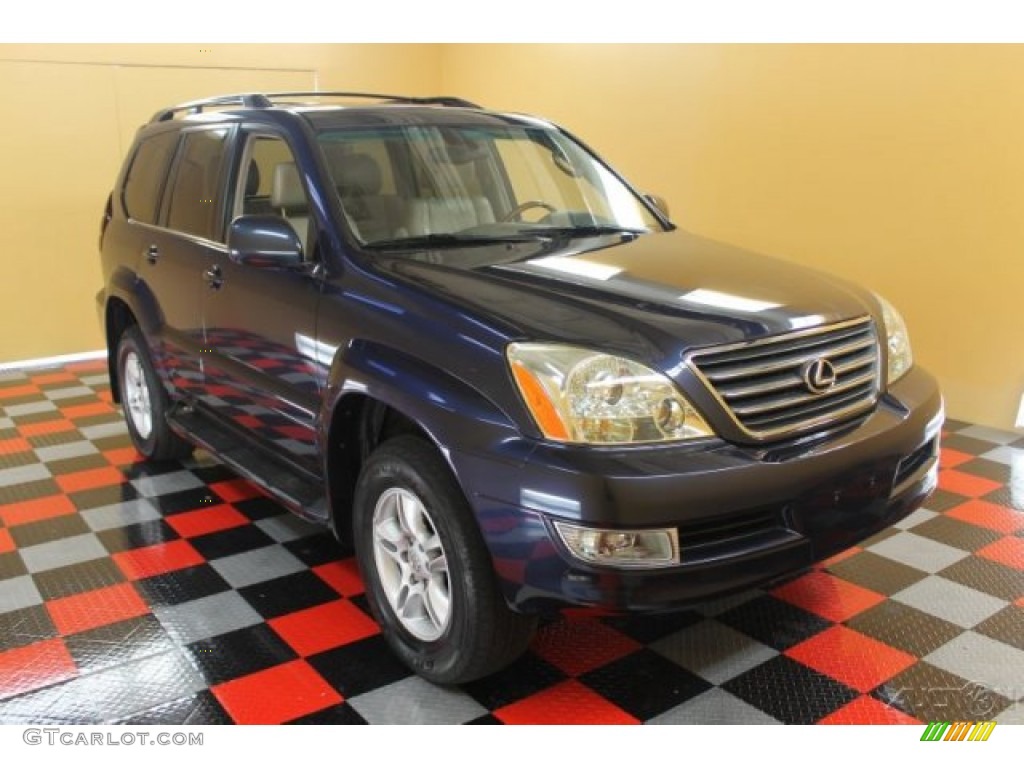 2003 GX 470 - Blue Meridian Pearl / Ivory photo #1