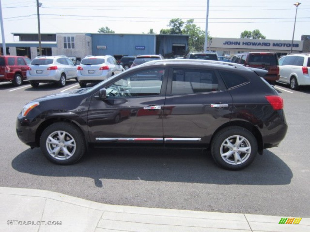 2011 Rogue SV AWD - Black Amethyst / Black photo #8