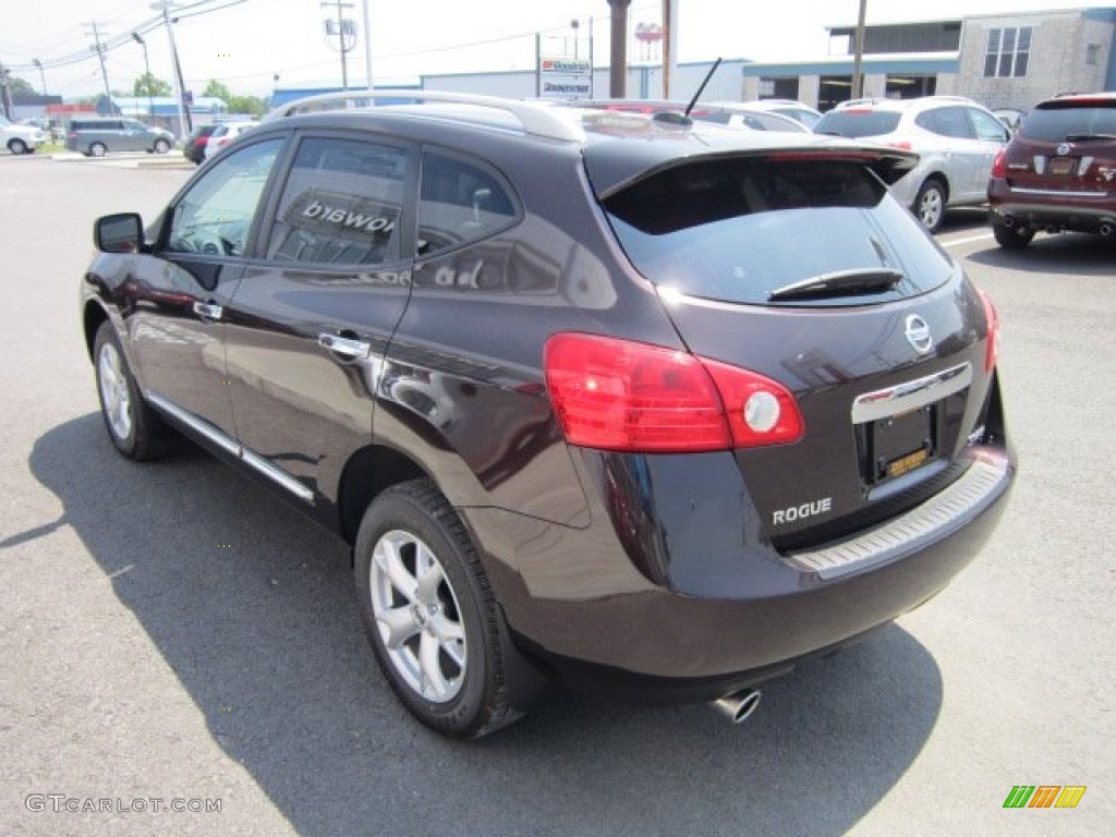 2011 Rogue SV AWD - Black Amethyst / Black photo #9