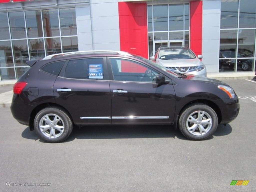 2011 Rogue SV AWD - Black Amethyst / Black photo #12