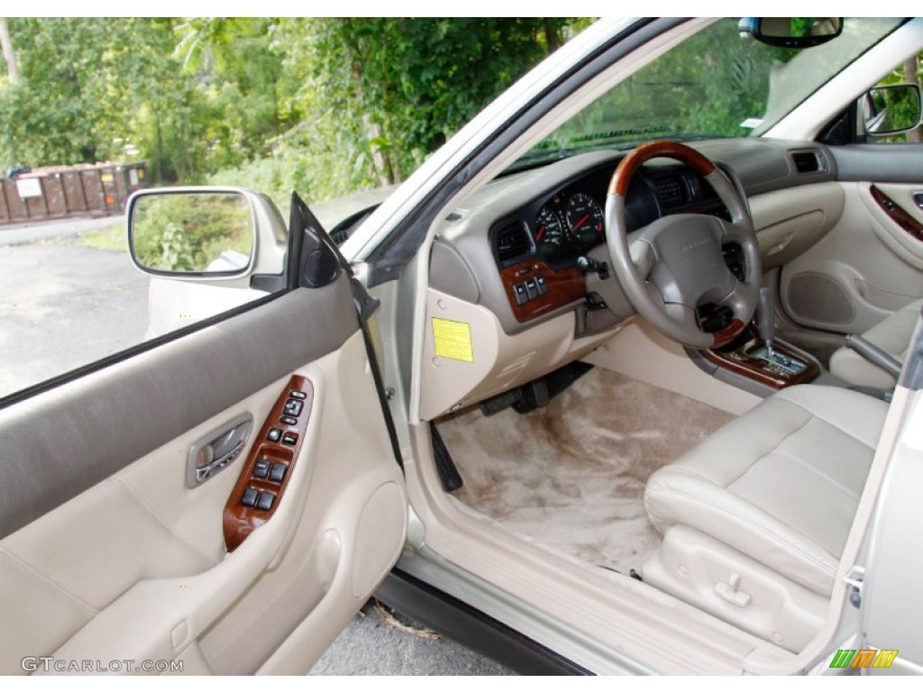 Beige Interior 2004 Subaru Outback 3.0 L.L.Bean Edition Wagon Photo #52043666