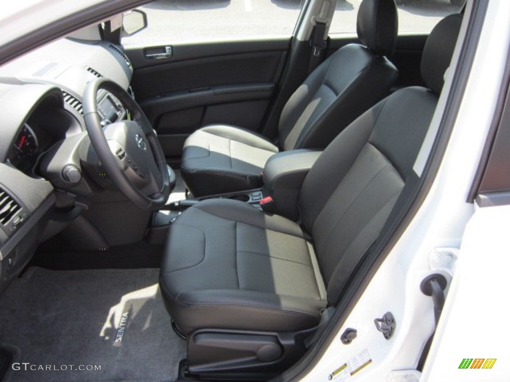 Charcoal Interior 2012 Nissan Sentra 2.0 SL Photo #52043981