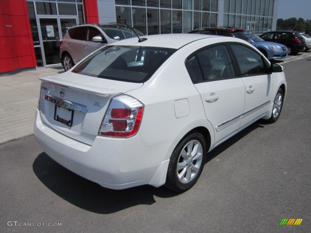 2012 Sentra 2.0 SL - Aspen White / Charcoal photo #12