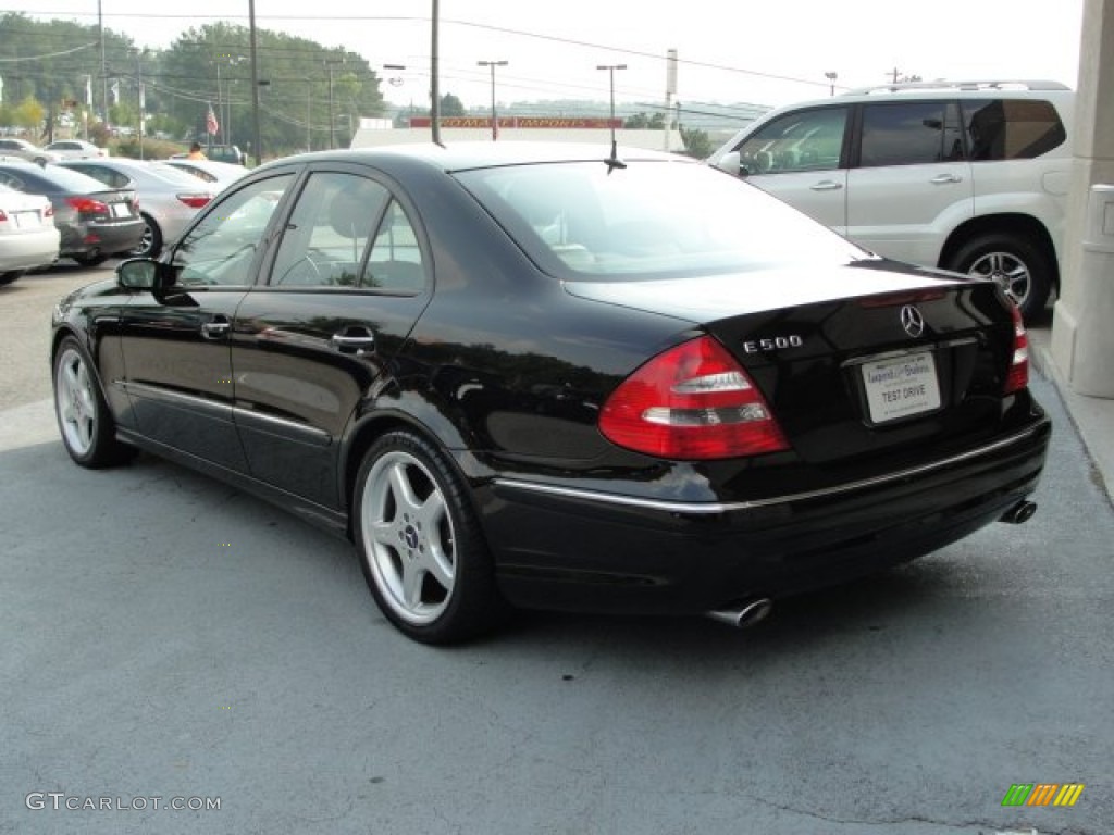 2004 E 500 Sedan - Black / Charcoal photo #8
