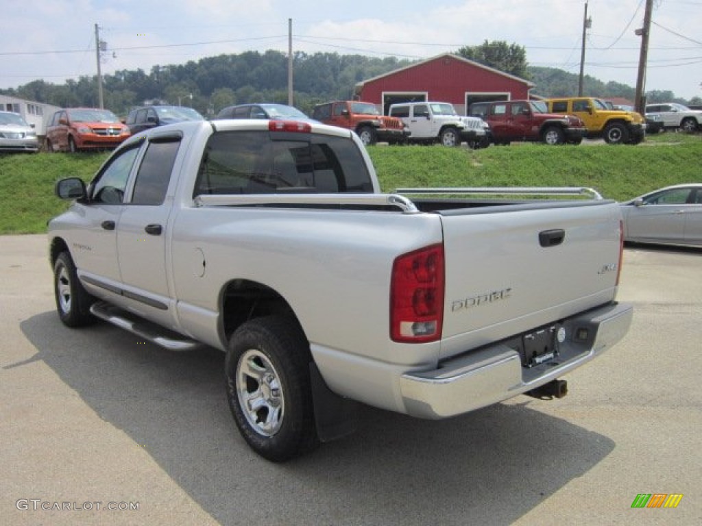 2002 Ram 1500 ST Quad Cab 4x4 - Bright Silver Metallic / Dark Slate Gray photo #3