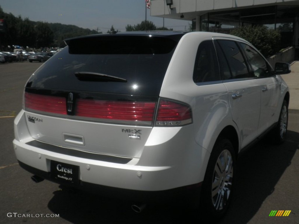 2010 MKX AWD - White Platinum Tri-Coat / Medium Light Stone photo #4