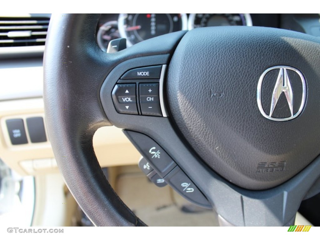 2009 TSX Sedan - Premium White Pearl / Parchment photo #14