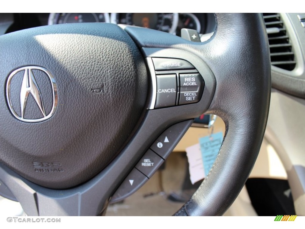 2009 TSX Sedan - Premium White Pearl / Parchment photo #15