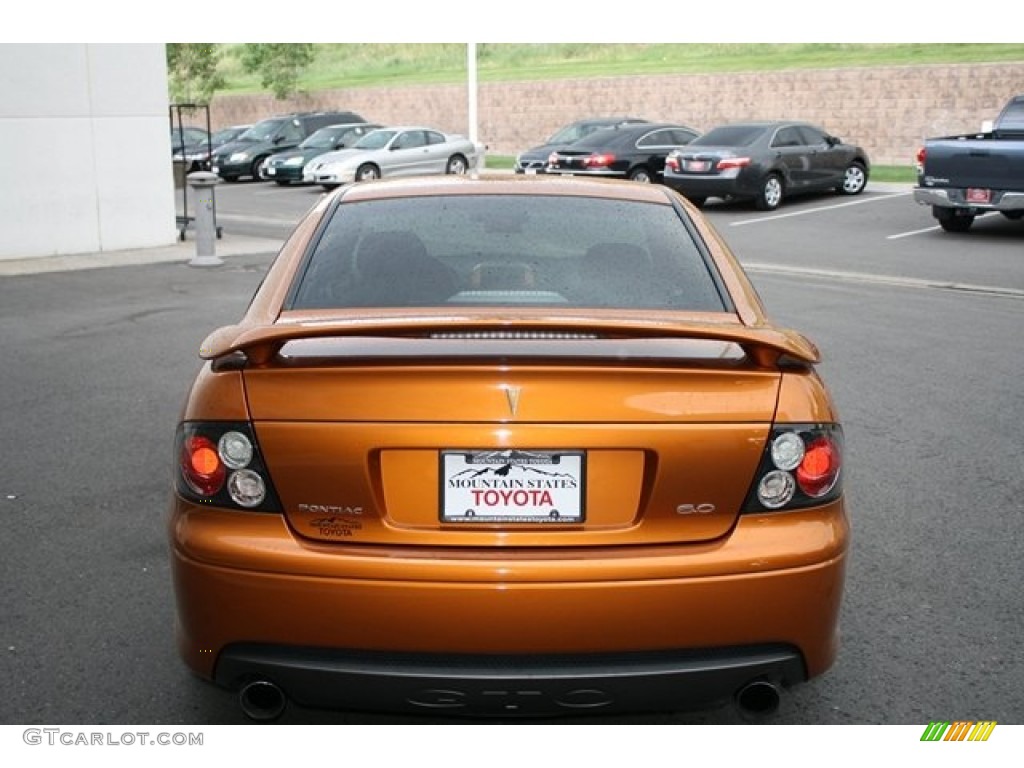2006 GTO Coupe - Brazen Orange Metallic / Black photo #3