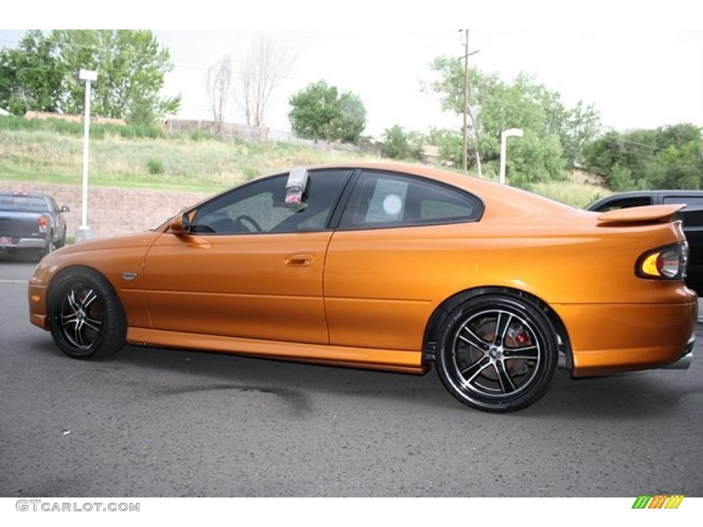 2006 GTO Coupe - Brazen Orange Metallic / Black photo #4
