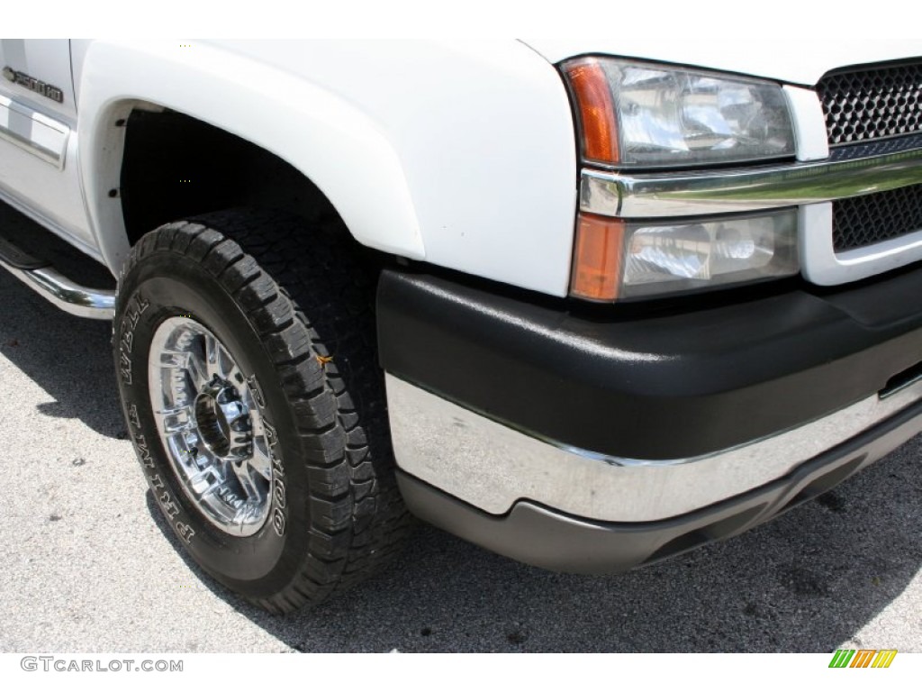 2004 Silverado 2500HD LT Crew Cab 4x4 - Summit White / Tan photo #21