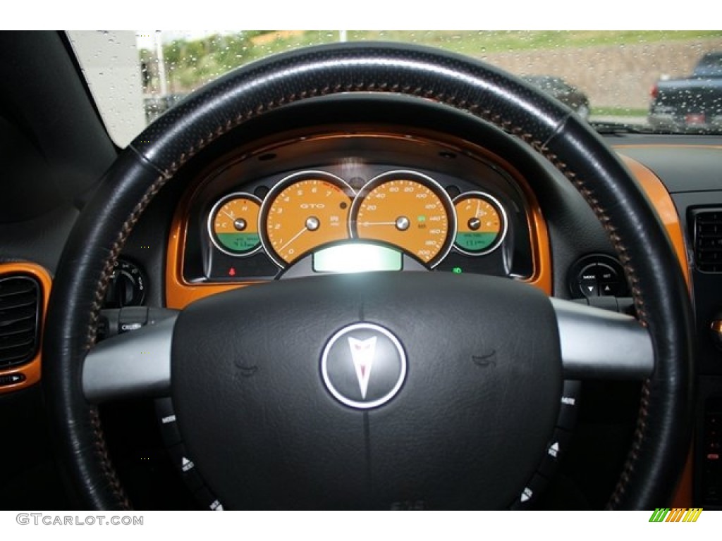 2006 GTO Coupe - Brazen Orange Metallic / Black photo #10