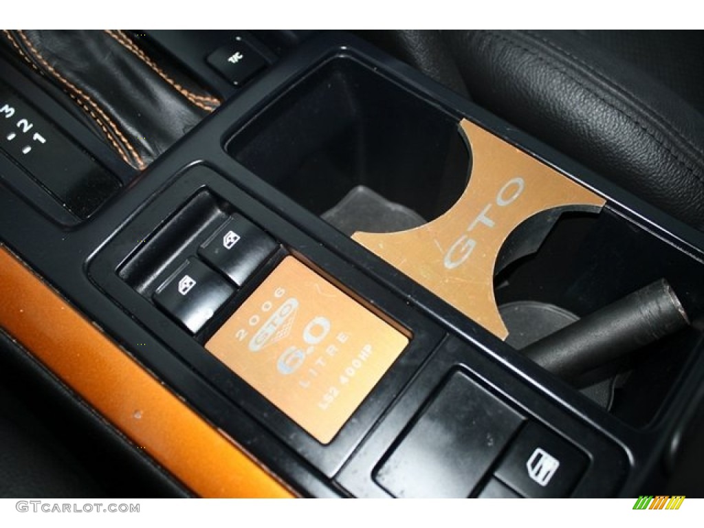 2006 GTO Coupe - Brazen Orange Metallic / Black photo #12