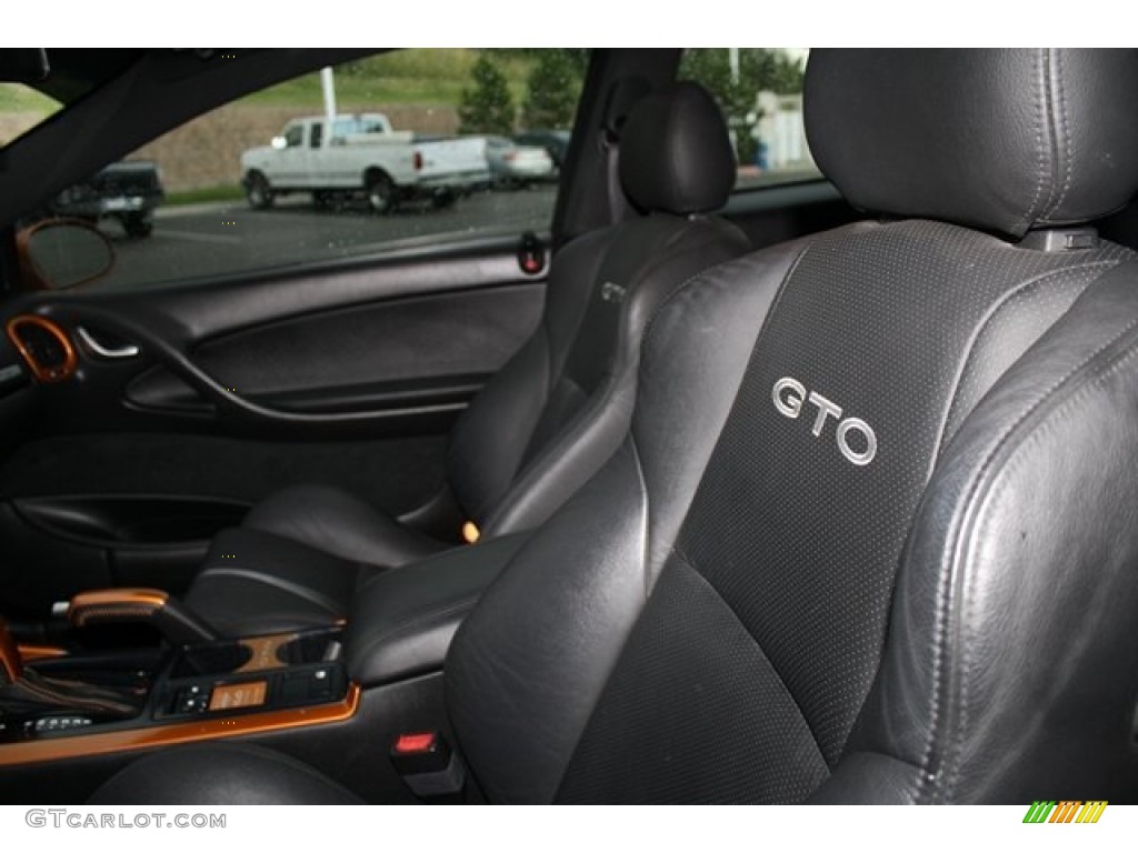 2006 GTO Coupe - Brazen Orange Metallic / Black photo #22