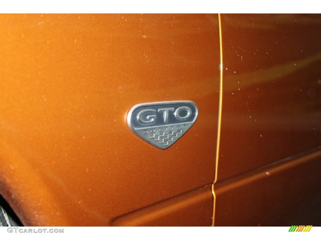 2006 GTO Coupe - Brazen Orange Metallic / Black photo #29
